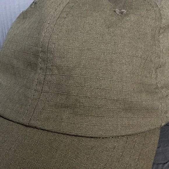 Tommy Bahama Ripstop Plaid Cotton Summer Beach Adjustable Hat - Green OS - Picture 2 of 9